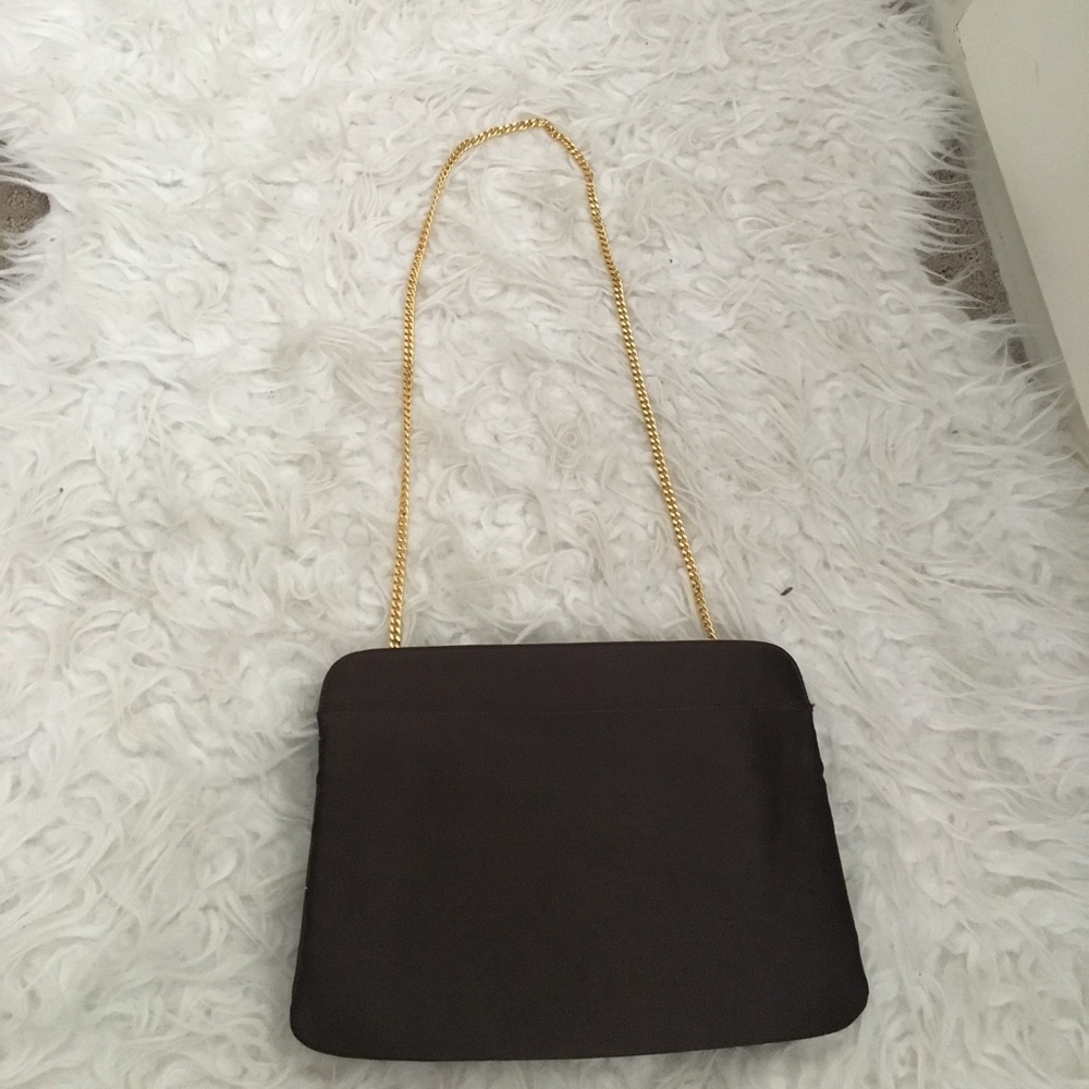Chocolate Colored Evening Bag - Picture 4 of 4